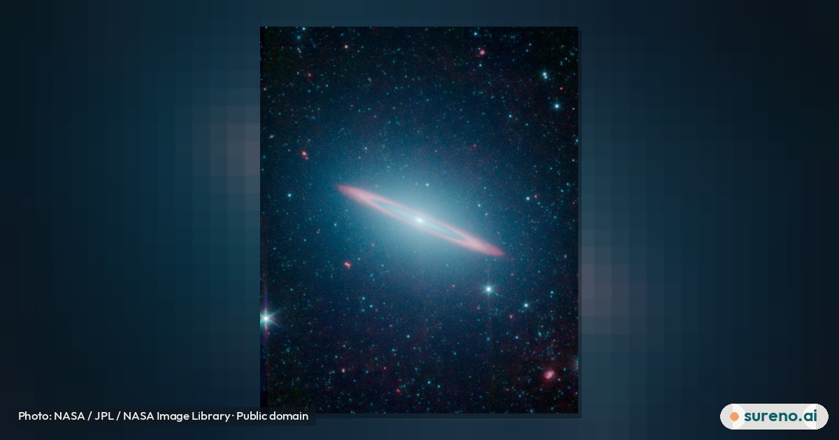 The Sombrero Galaxy Split Personality