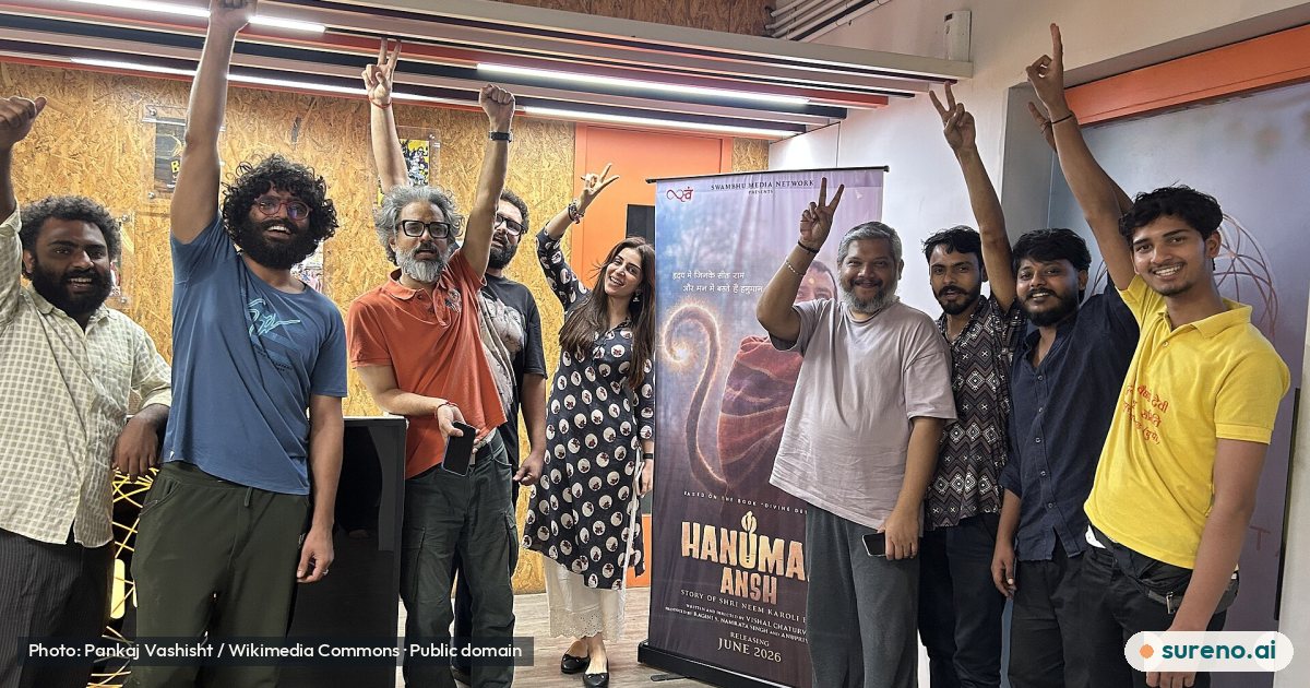 Hanuman Ansh Team at Recording Studio.jpg