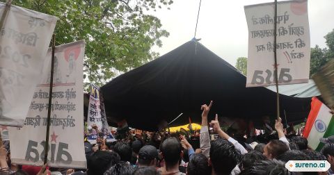 Delhi Protest Over Voter Lists