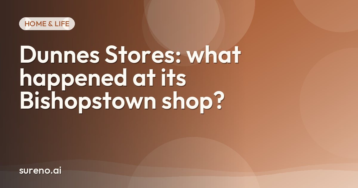 Dunnes Stores: what happened at its Bishopstown shop?