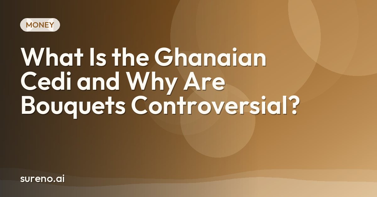 What Is the Ghanaian Cedi and Why Are Bouquets Controversial?