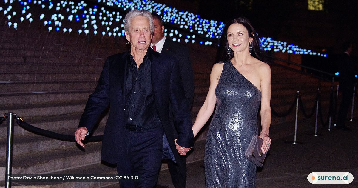 Catherine Zeta-Jones Michael Douglas 2012 Shankbone 2.jpg