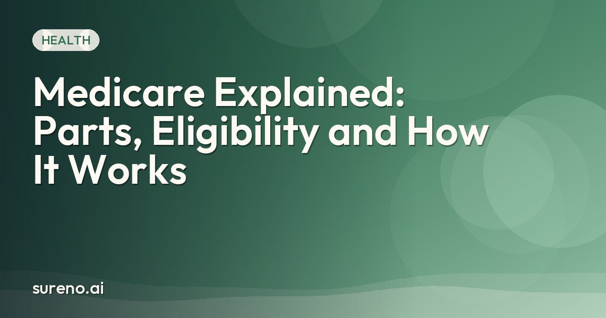 Medicare Explained: Parts, Eligibility and How It Works