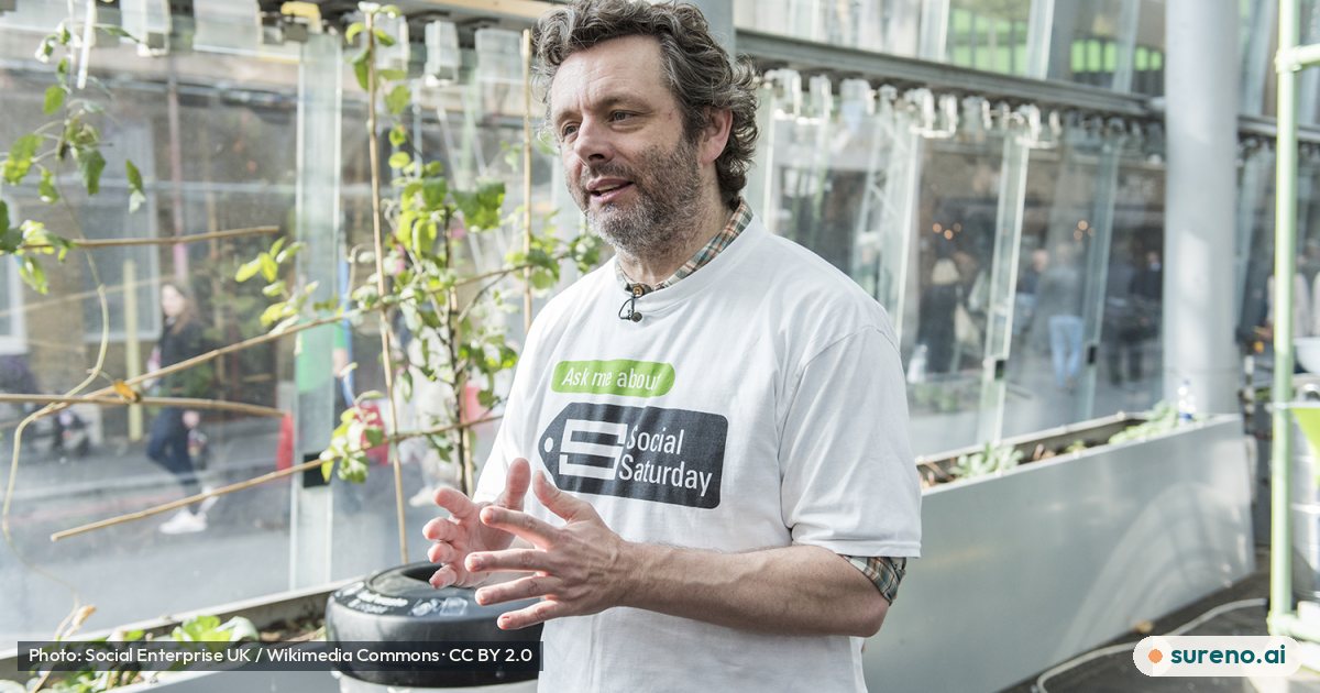 Michael Sheen at Social Saturday, Borough Market, London, 2016.jpg