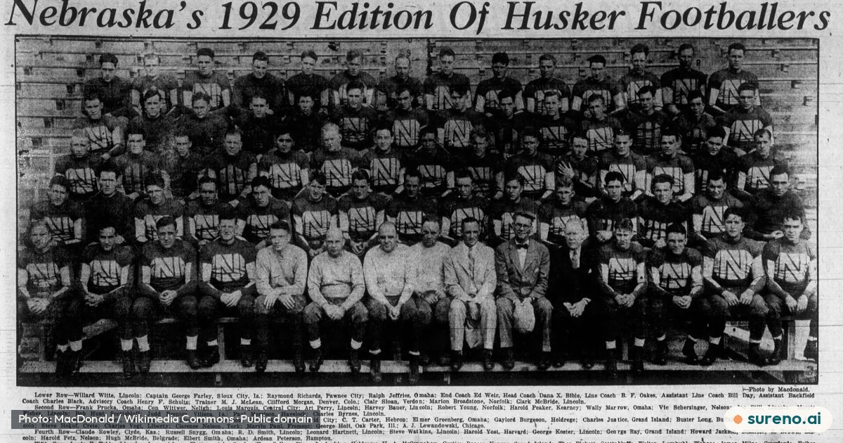 Nebraska Cornhuskers football team, 1929.jpg