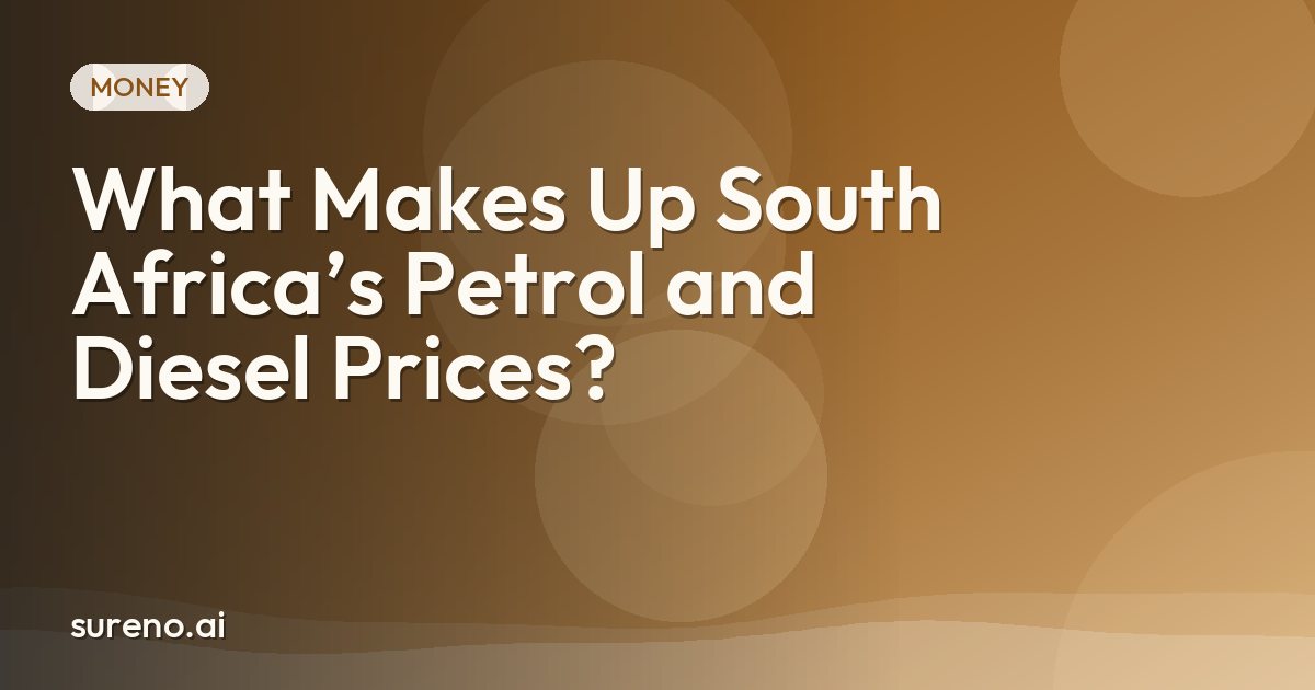 What Makes Up South Africa’s Petrol and Diesel Prices?