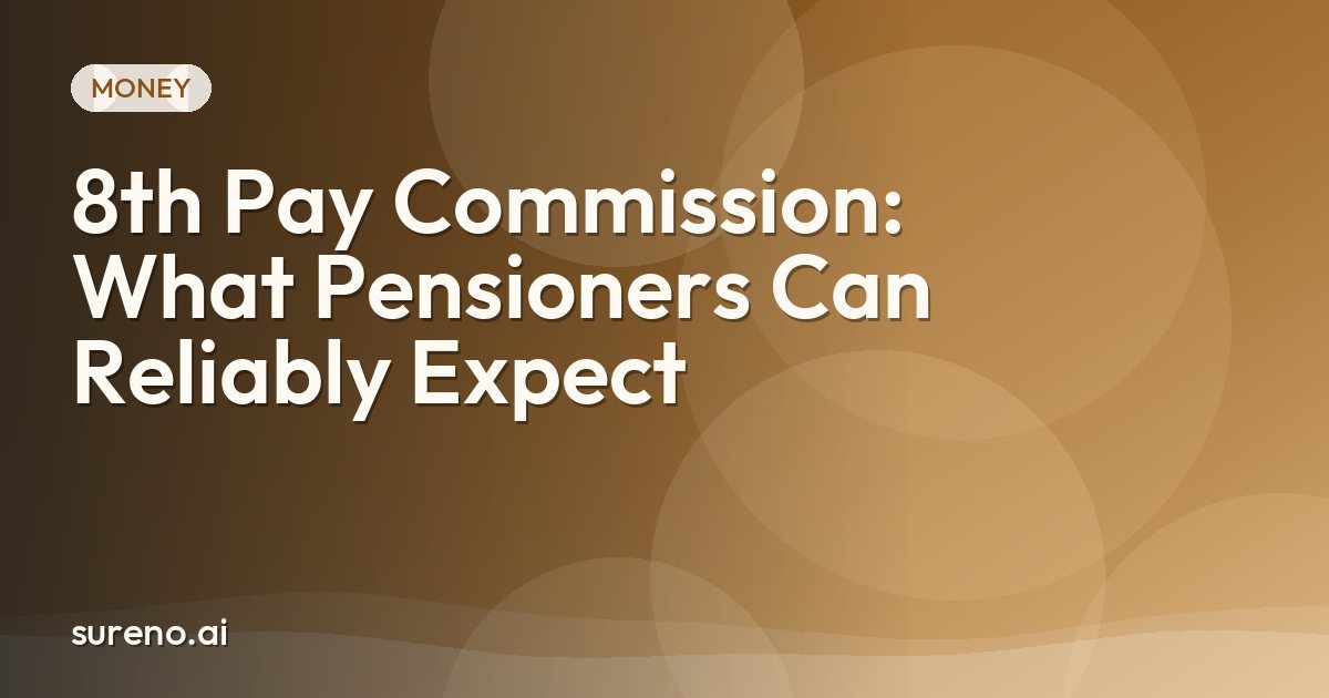 8th Pay Commission: What Pensioners Can Reliably Expect