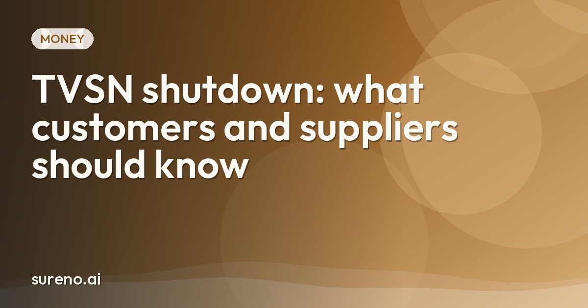 TVSN shutdown: what customers and suppliers should know