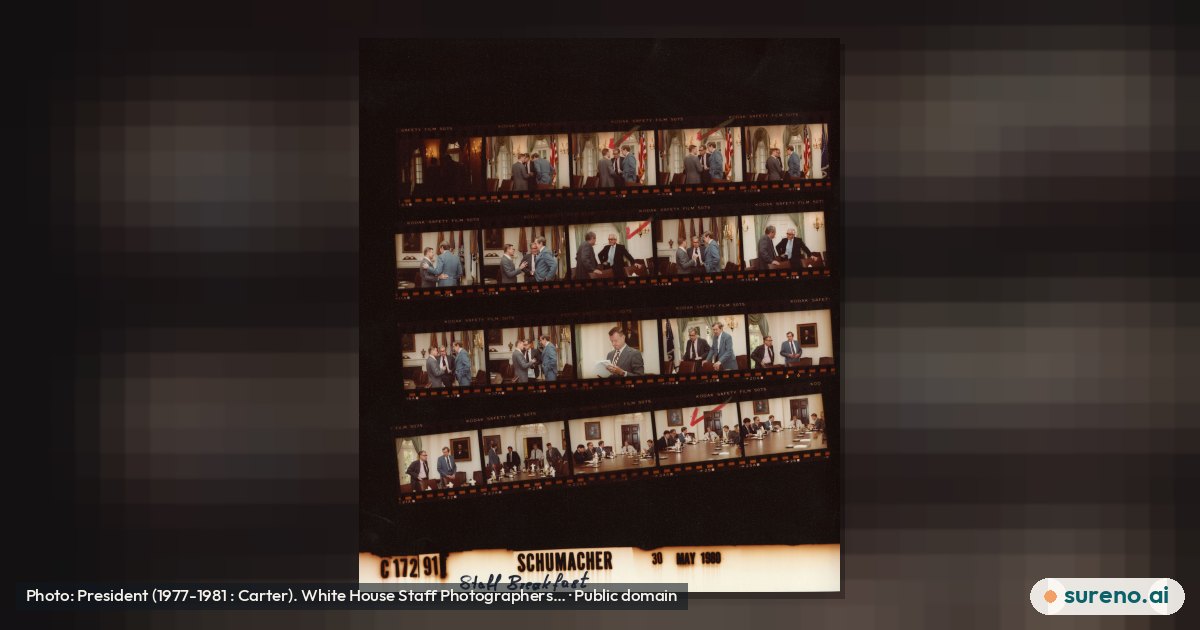 Jimmy Carter - Staff Breakfast with George McGovern, Z. Brzezinski and Haorld Brown - DPLA - 98450c2de4d8d77fc6002c22d498464e.jpg