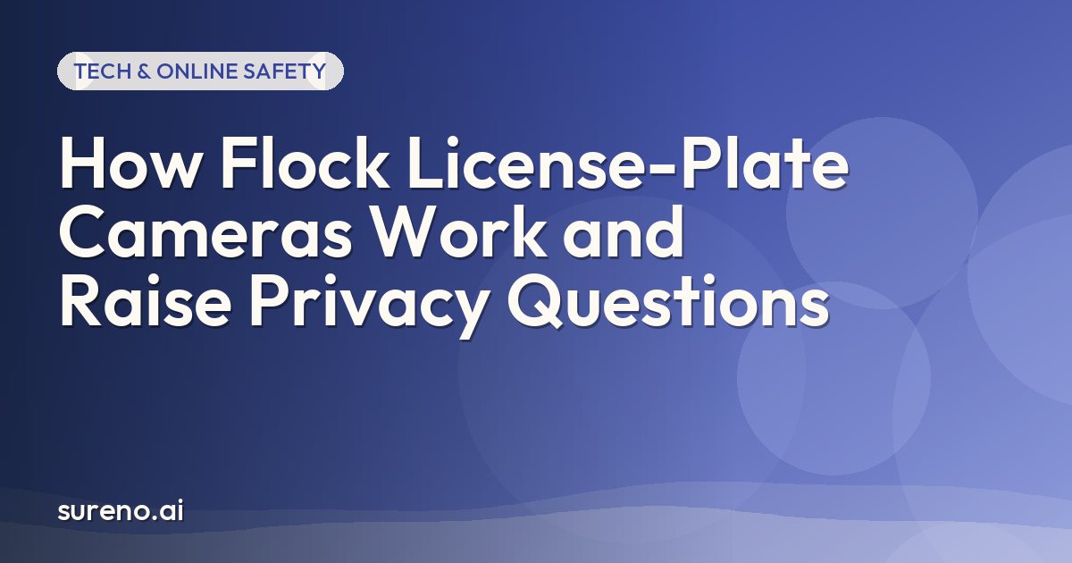 How Flock License-Plate Cameras Work and Raise Privacy Questions
