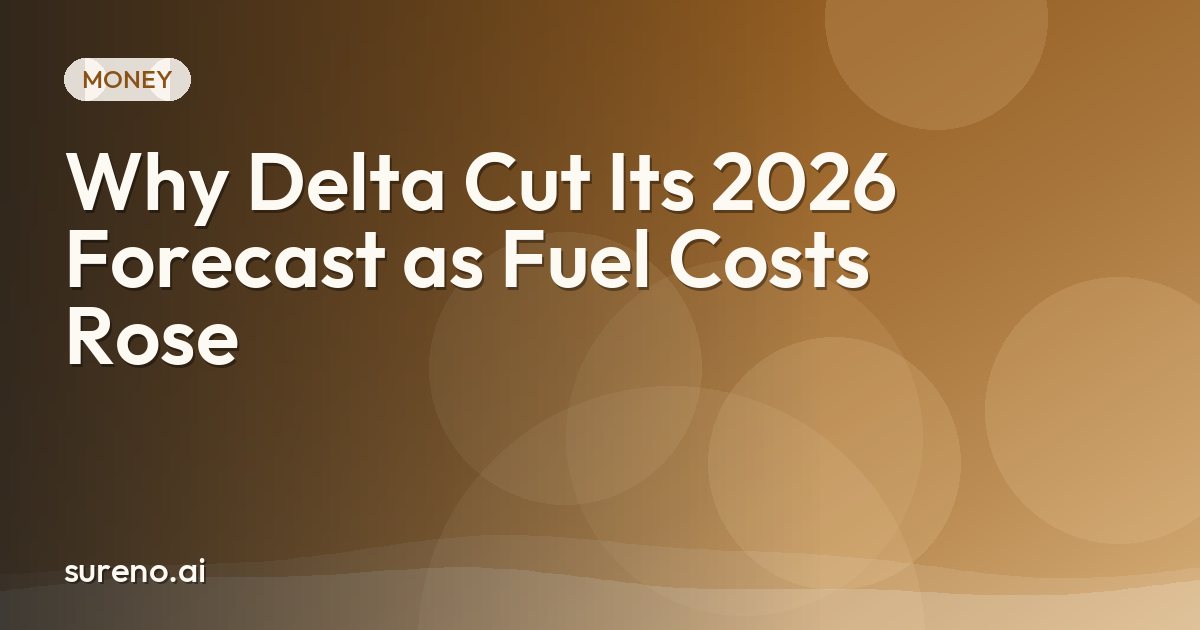 Why Delta Cut Its 2026 Forecast as Fuel Costs Rose
