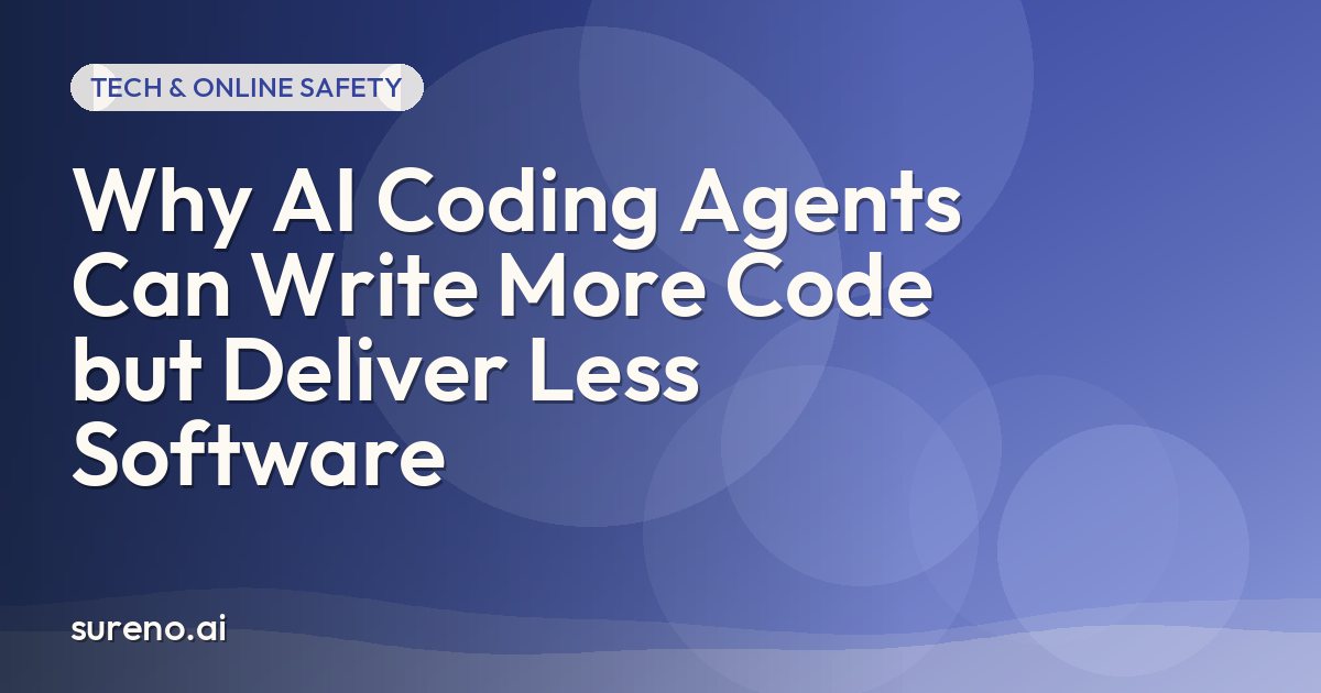 Why AI Coding Agents Can Write More Code but Deliver Less Software