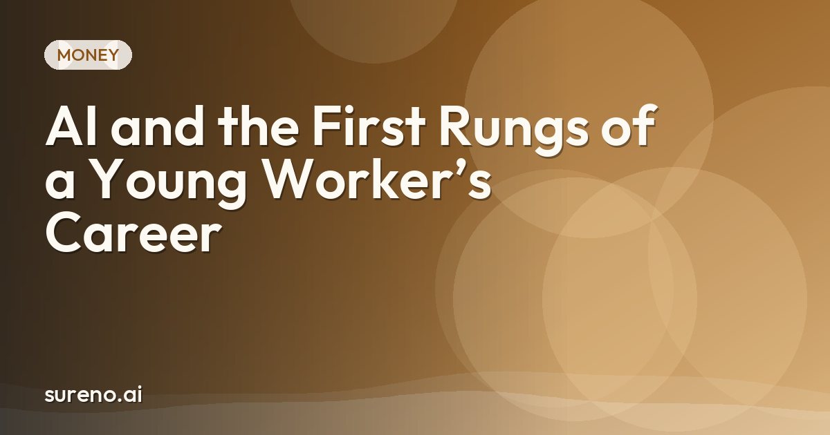 AI and the First Rungs of a Young Worker’s Career