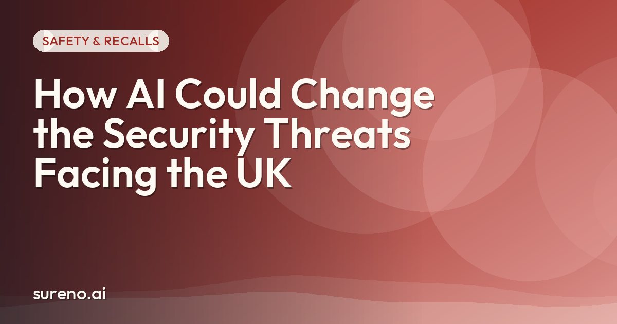 How AI Could Change the Security Threats Facing the UK