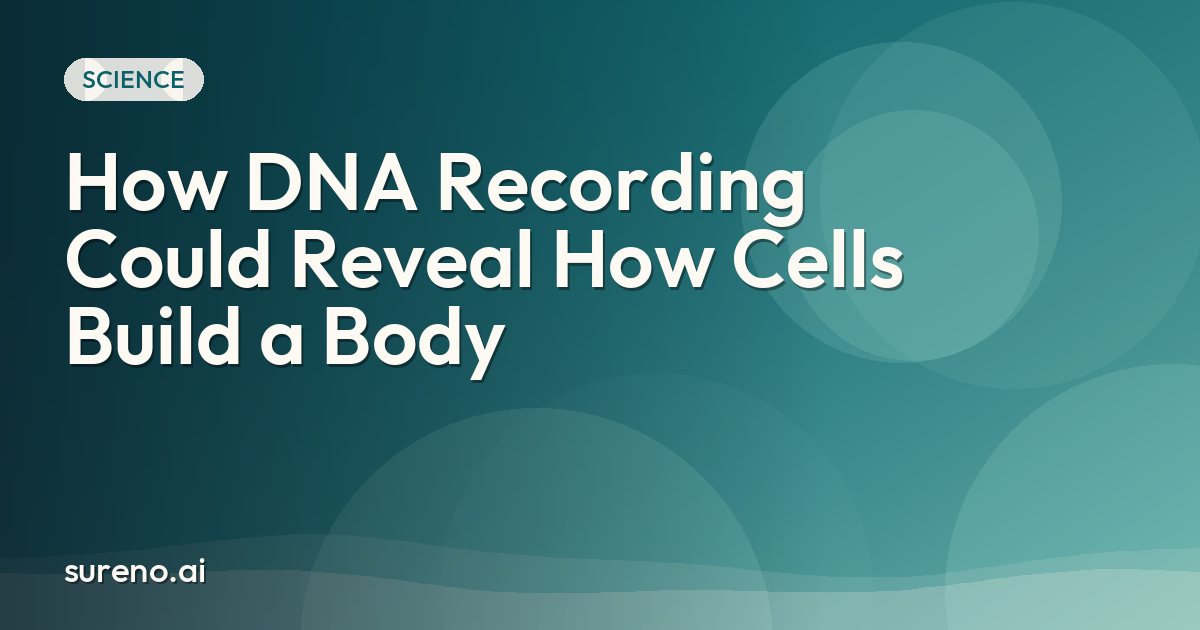 How DNA Recording Could Reveal How Cells Build a Body