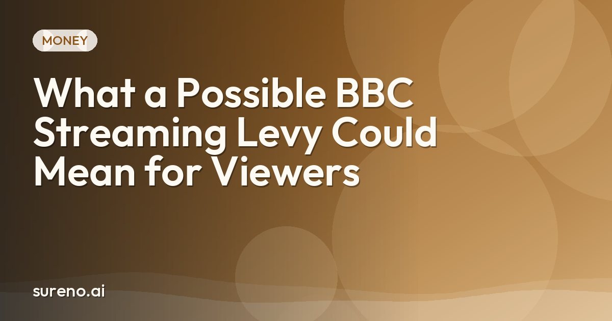 What a Possible BBC Streaming Levy Could Mean for Viewers