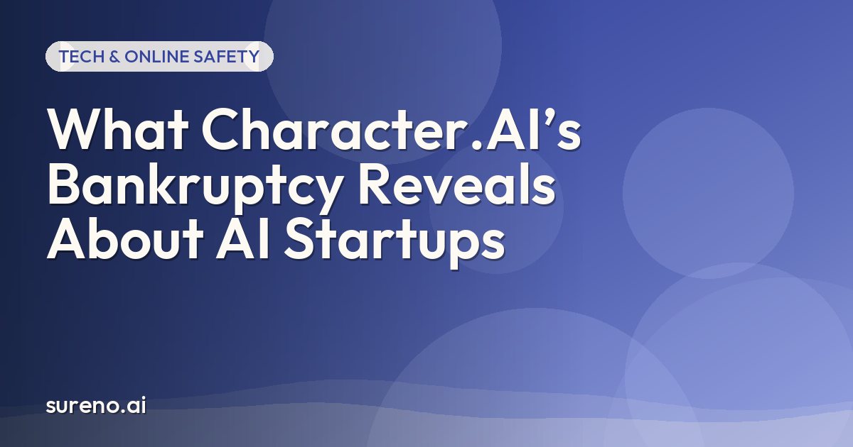 What Character.AI’s Bankruptcy Reveals About AI Startups
