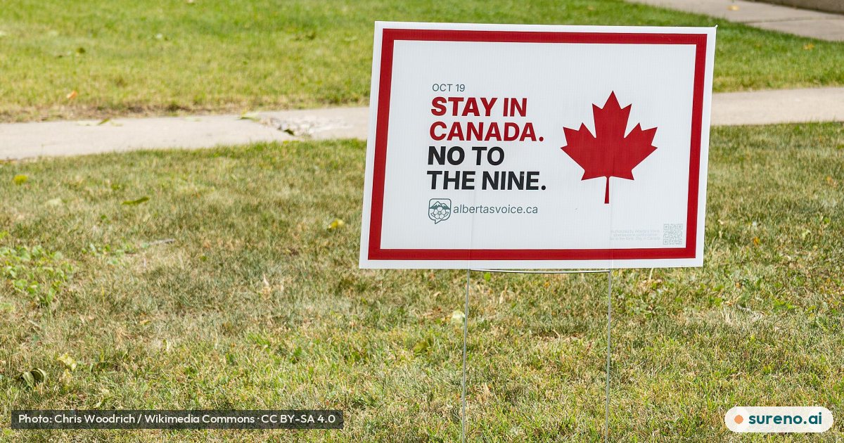 'Remain' sign for 2026 Alberta independence referendum, Edmonton, Alberta, 2026-09-24.jpg