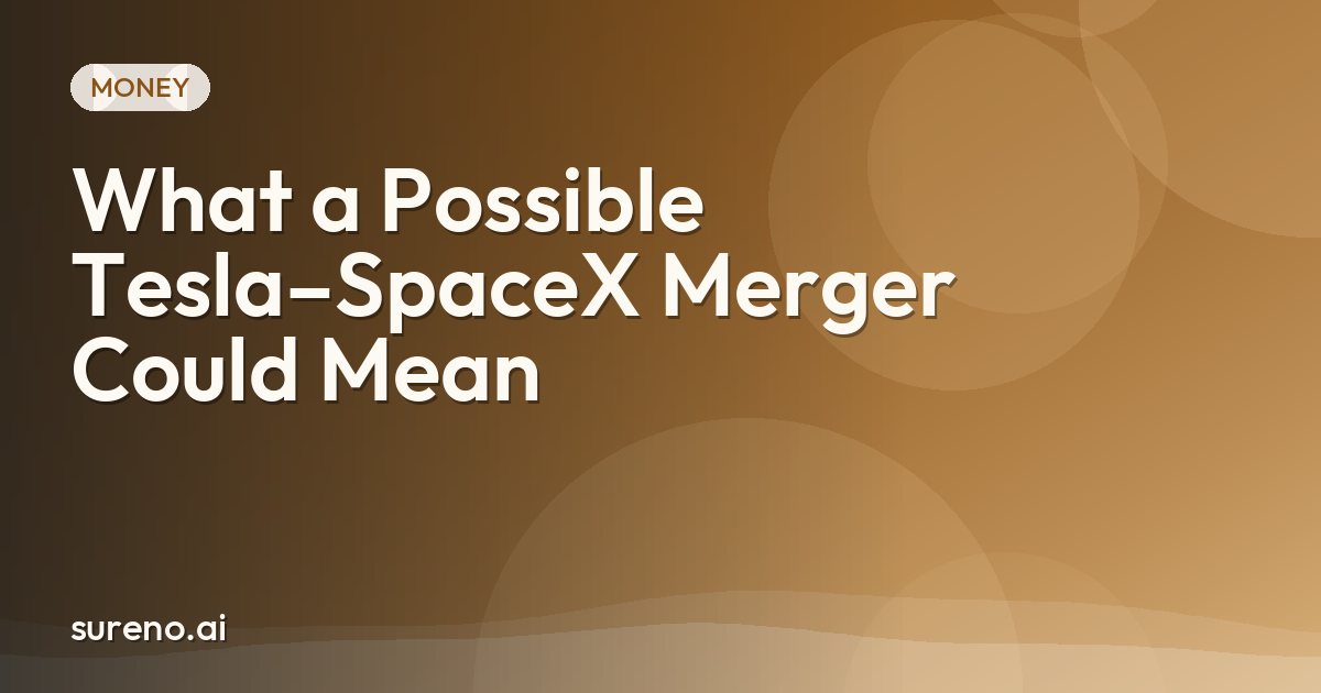 What a Possible Tesla–SpaceX Merger Could Mean