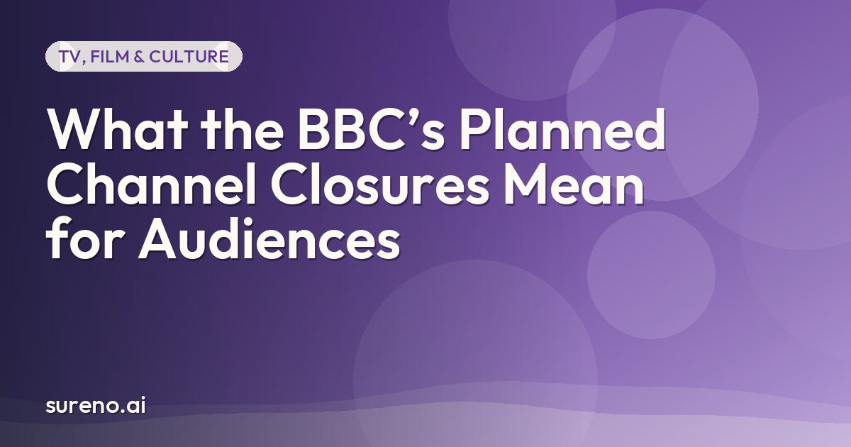 What the BBC’s Planned Channel Closures Mean for Audiences