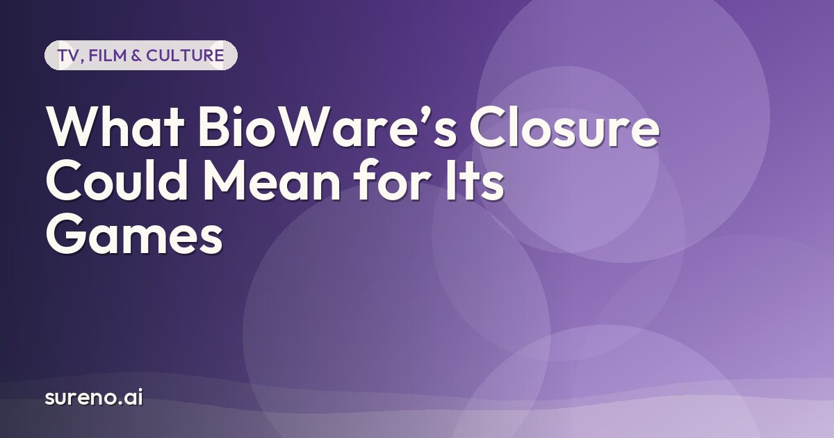What BioWare’s Closure Could Mean for Its Games