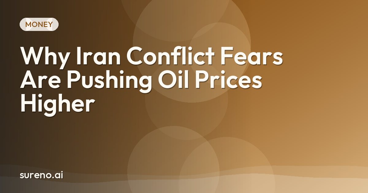 Why Iran Conflict Fears Are Pushing Oil Prices Higher