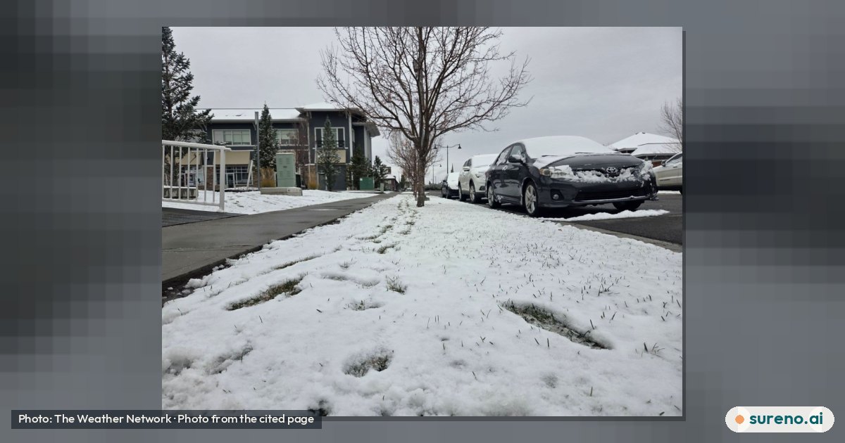 Why October Snow Is Affecting Parts of Alberta