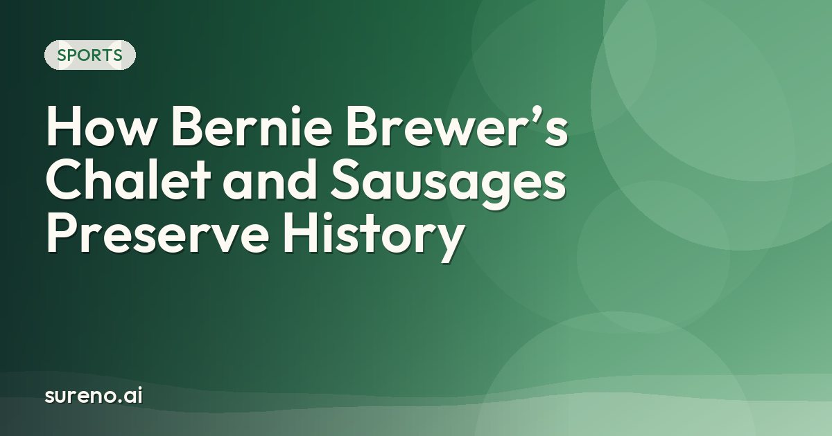 How Bernie Brewer’s Chalet and Sausages Preserve History