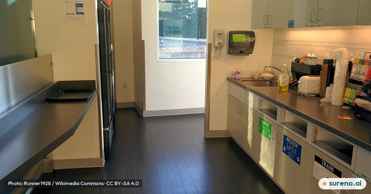 Employee kitchen in Microsoft building 36.jpg