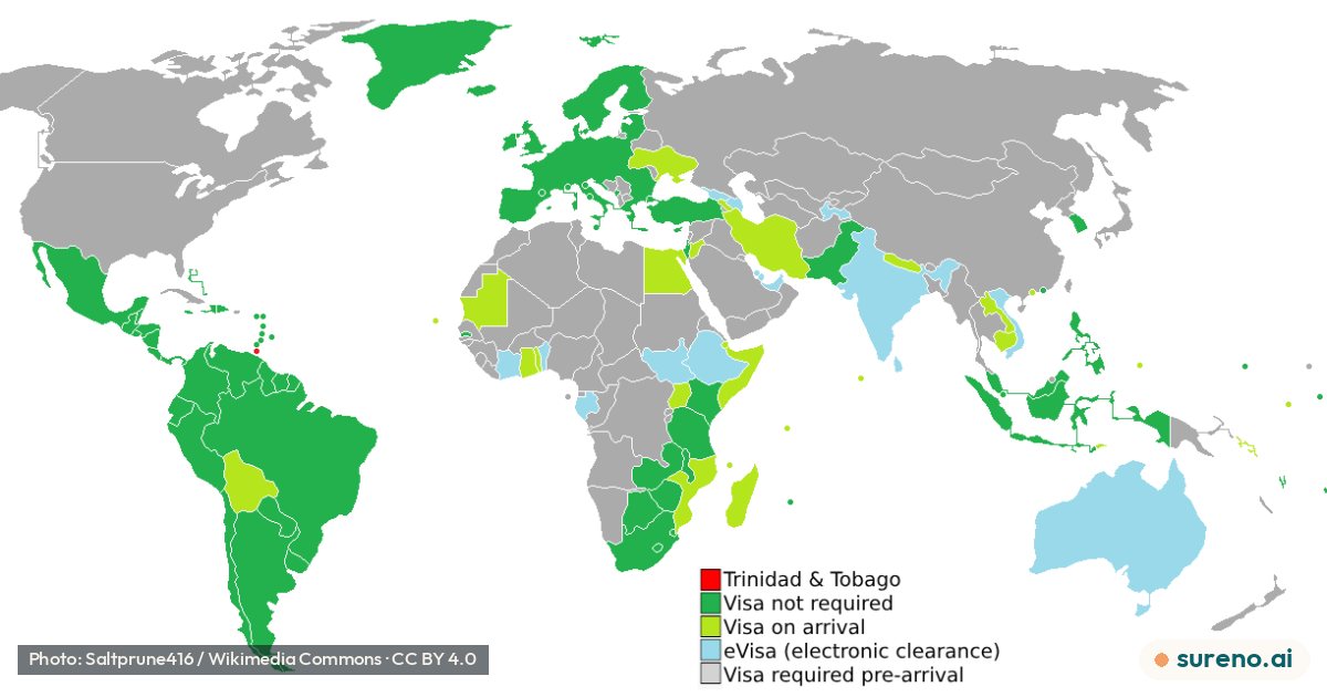 Wikipedia Trinidad&Tobago VisaRequirements 2024.jpg