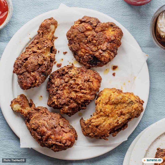 Kentucky Fried Chicken, the finished dish
