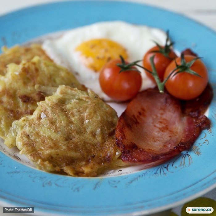Boxty Breakfast, the finished dish