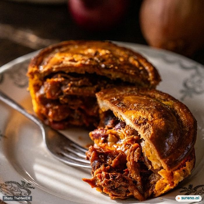 Mini chilli beef pies, the finished dish