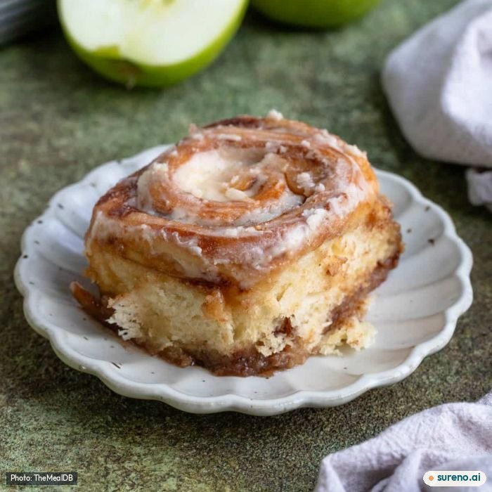 Cinnamon buns, the finished dish