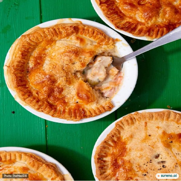 Spanish chicken pie
