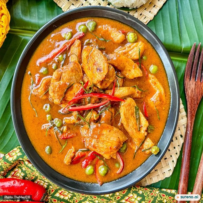 Panang chicken curry (kaeng panang gai)