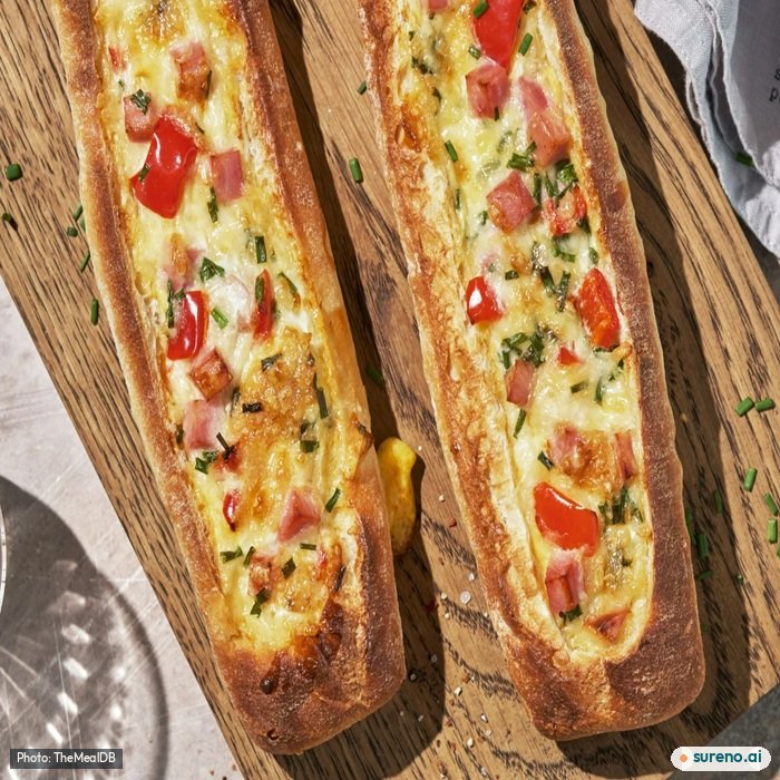 Zapiekanki, the finished dish