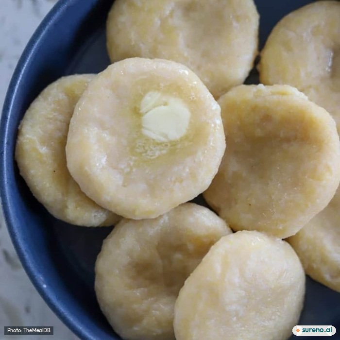 Jamaican Boiled Dumplings, the finished dish