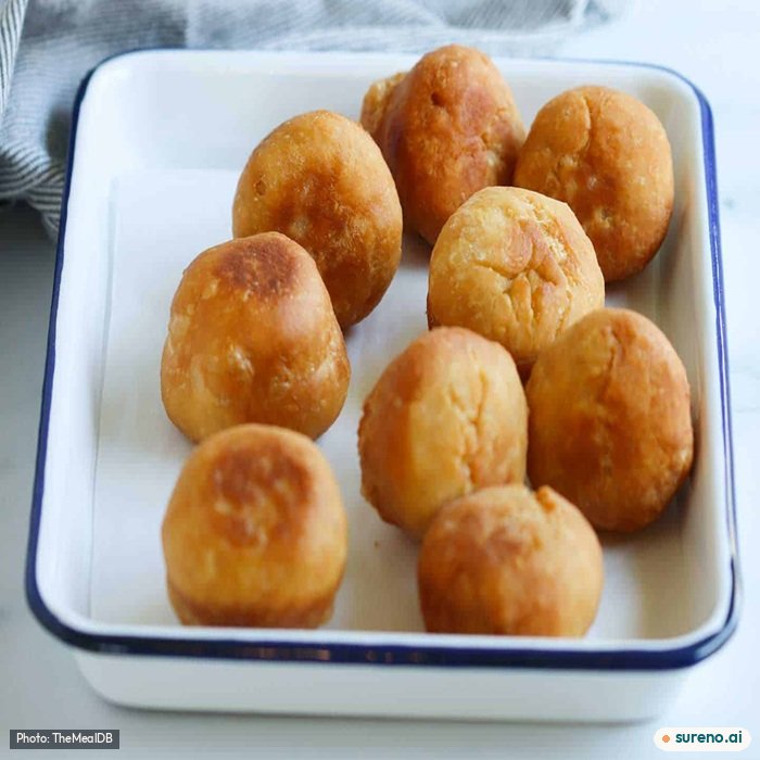 Jamaican Fried Dumplings, the finished dish