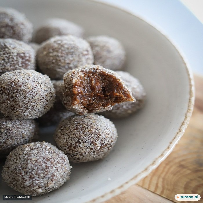 Caribbean Tamarind balls, the finished dish