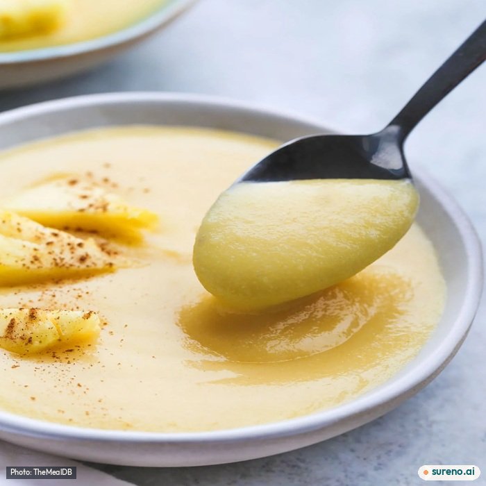 Jamaican Cornmeal Porridge, the finished dish