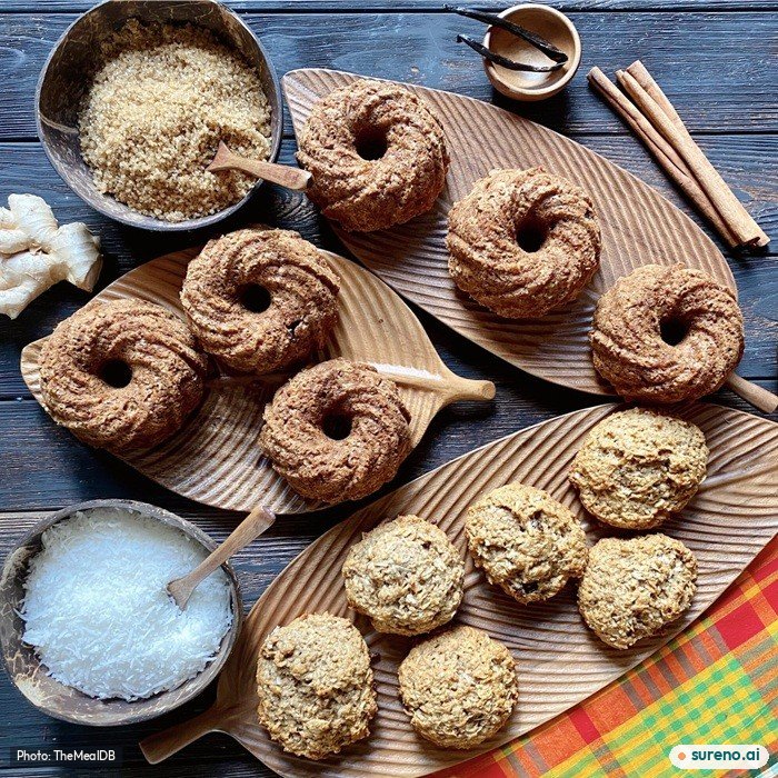 Dominica’s coconut rough cake, the finished dish