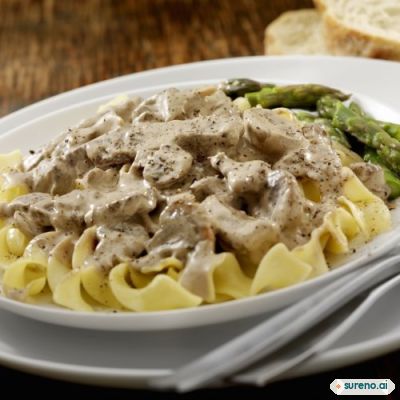 Beef stroganoff