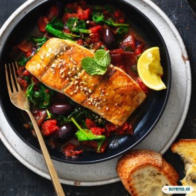 Barramundi with Moroccan spices