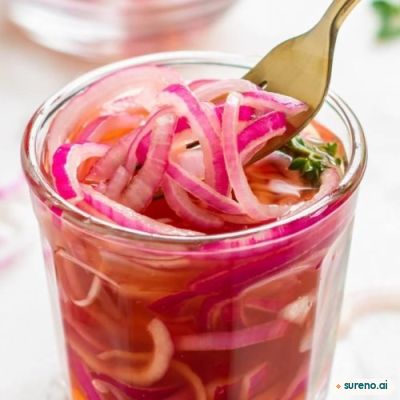 Red onion pickle
