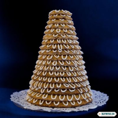 Authentic Norwegian Kransekake