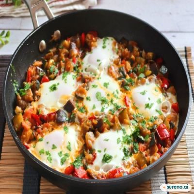 Pisto con huevos