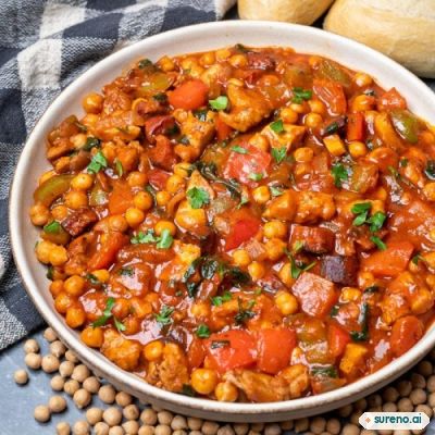 Spanish beans with chicken & chorizo